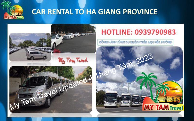 Car Rental to Ha Giang Province