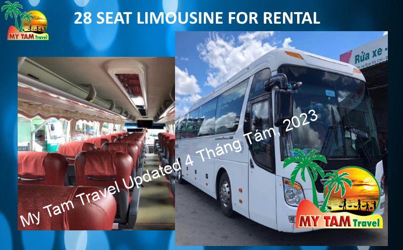 28 Seat Limousine For Rent