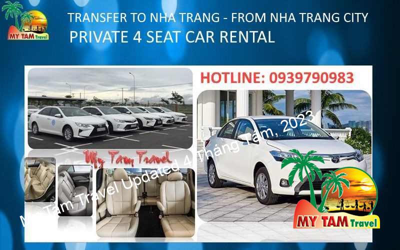 Car Rental in Nha Trang City 4 seat