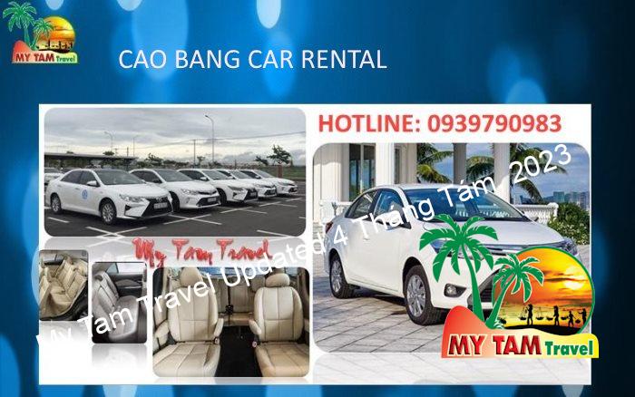 Car rental from quang hoa district