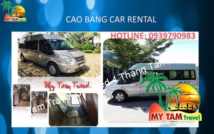 Car rental from trung khanh district