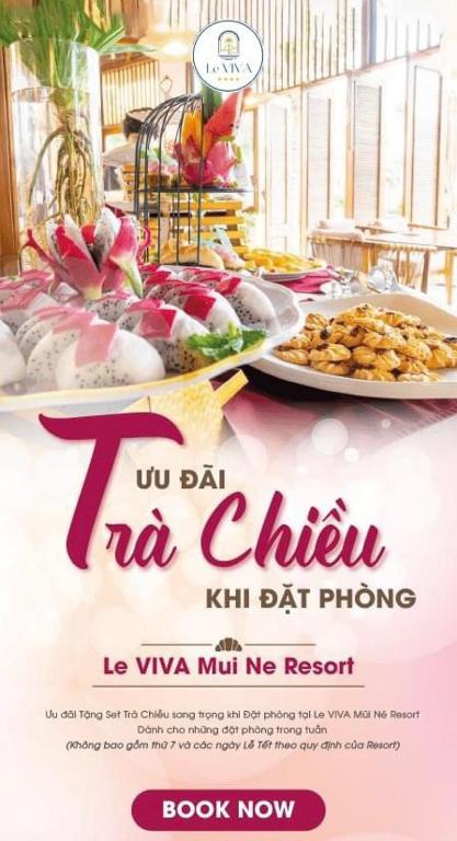 Combo Mũi Né Giá Rẻ với Le VIVA Resort Mũi Né