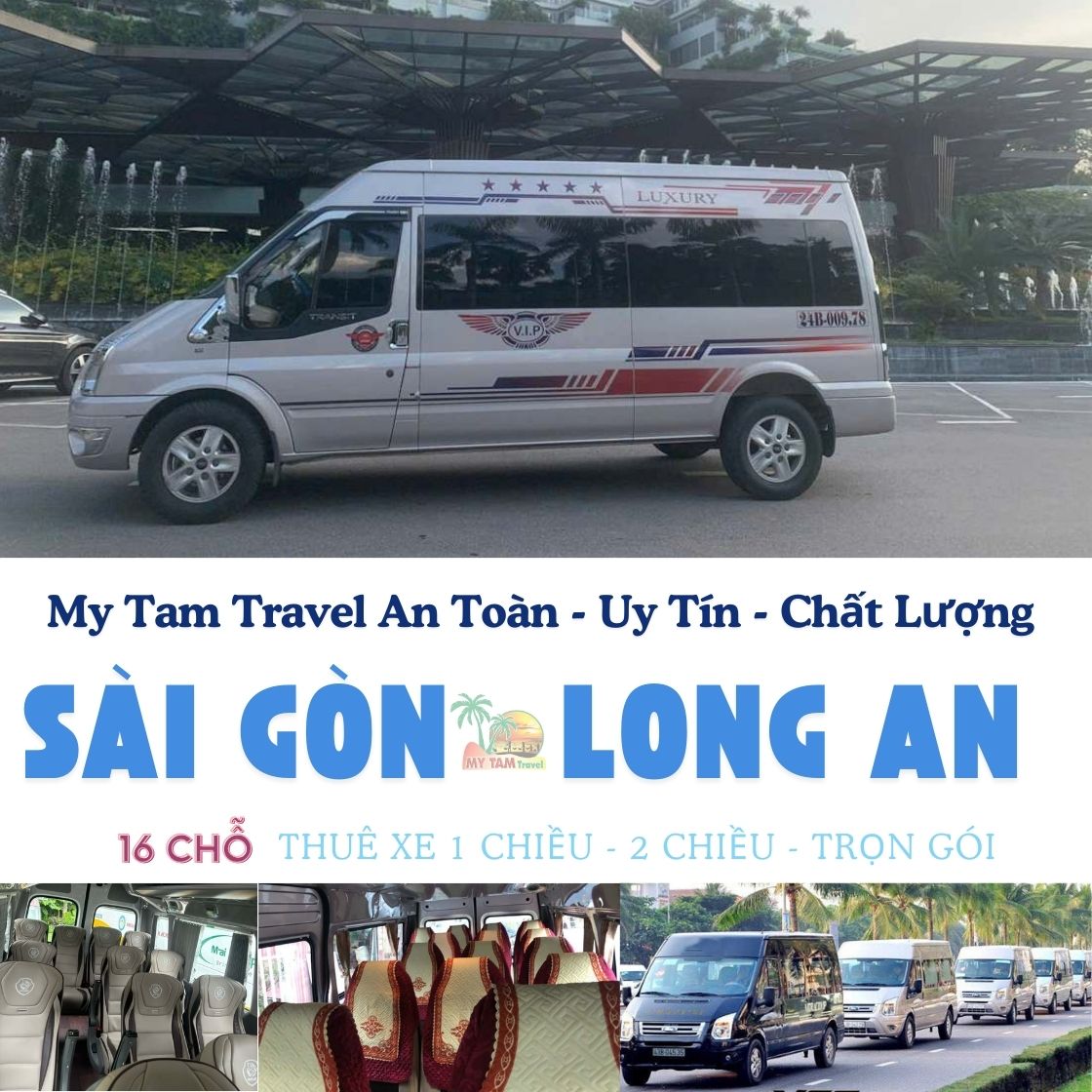 rent 16 seater to Long An