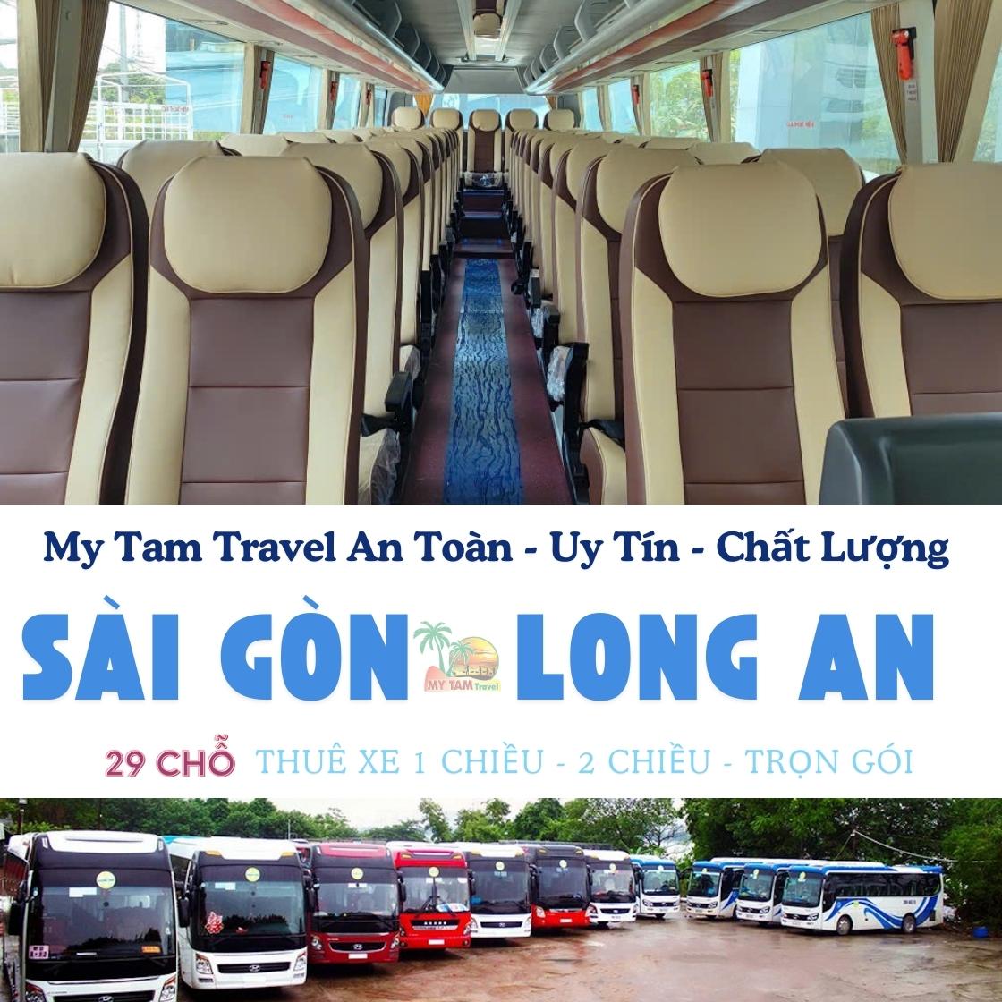 GIÁ XE 29 CHỖ SÀI GÒN ĐI LONG AN | DỊCH VỤ UY TÍN | MY TAM TRAVEL