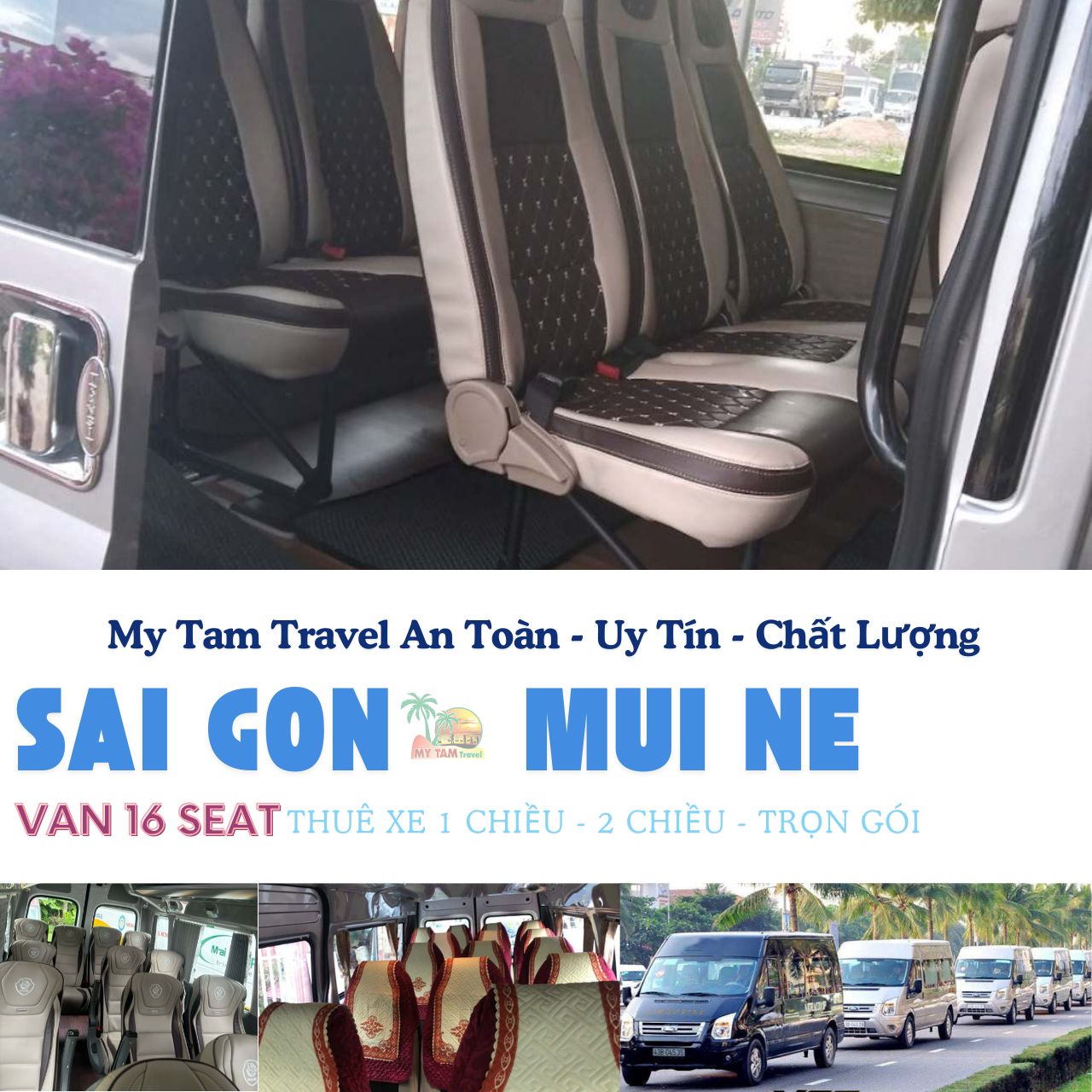 16 SEATER RENTAL FROM HCM TO MUI NE 3 DAYS 2 NIGHTS | MY TAM TRAVEL