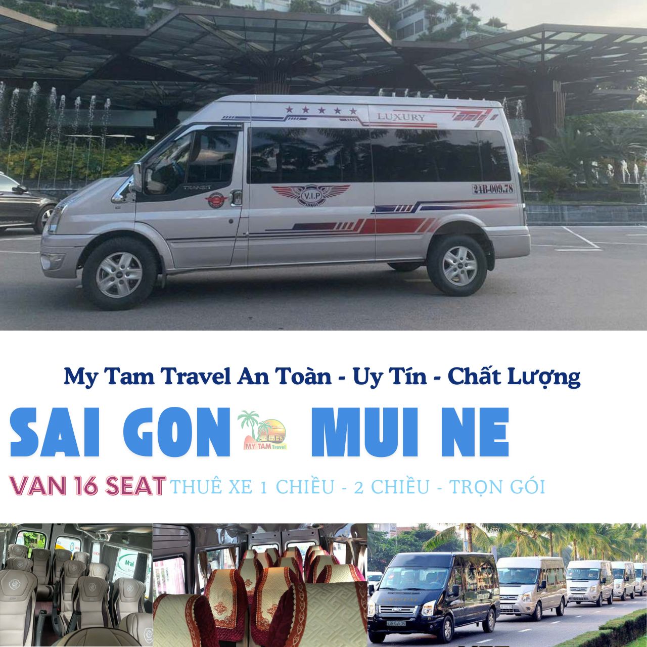 16 SEATER RENTAL FROM HCM TO MUI NE 3 DAYS 2 NIGHTS | MY TAM TRAVEL