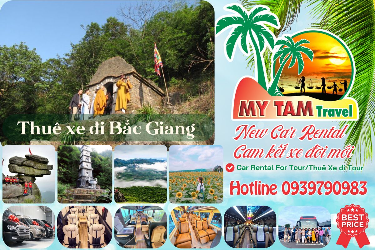 Thuê xe đi Bắc Giang 4-7-16-29-35-45c Limousine 9-11-15-18-28c
