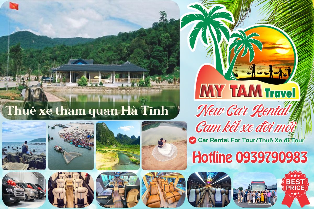 Thuê xe đi Hà Tĩnh 4-7-16-29-35-45c Limousine 9-11-15-18-28c