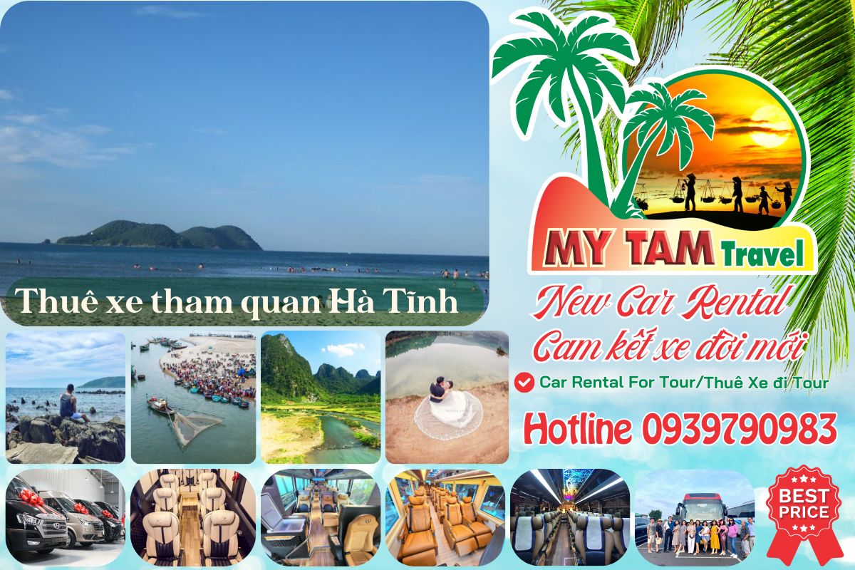 Thuê xe đi Hà Tĩnh 4-7-16-29-35-45c Limousine 9-11-15-18-28c