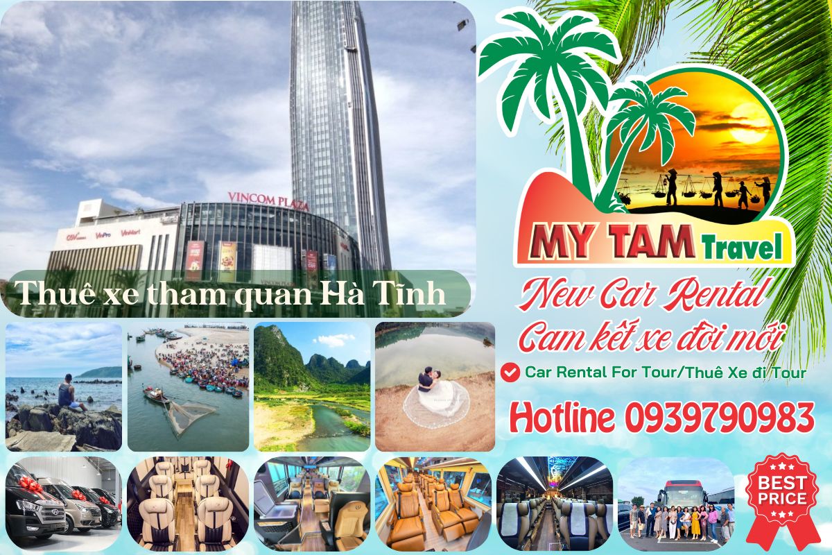 Thuê xe đi Hà Tĩnh 4-7-16-29-35-45c Limousine 9-11-15-18-28c