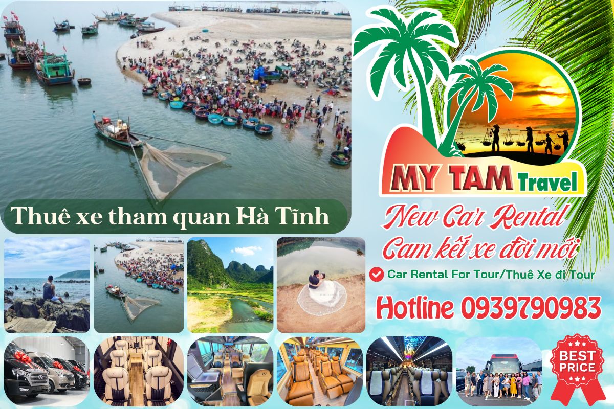 Thuê xe đi Hà Tĩnh 4-7-16-29-35-45c Limousine 9-11-15-18-28c