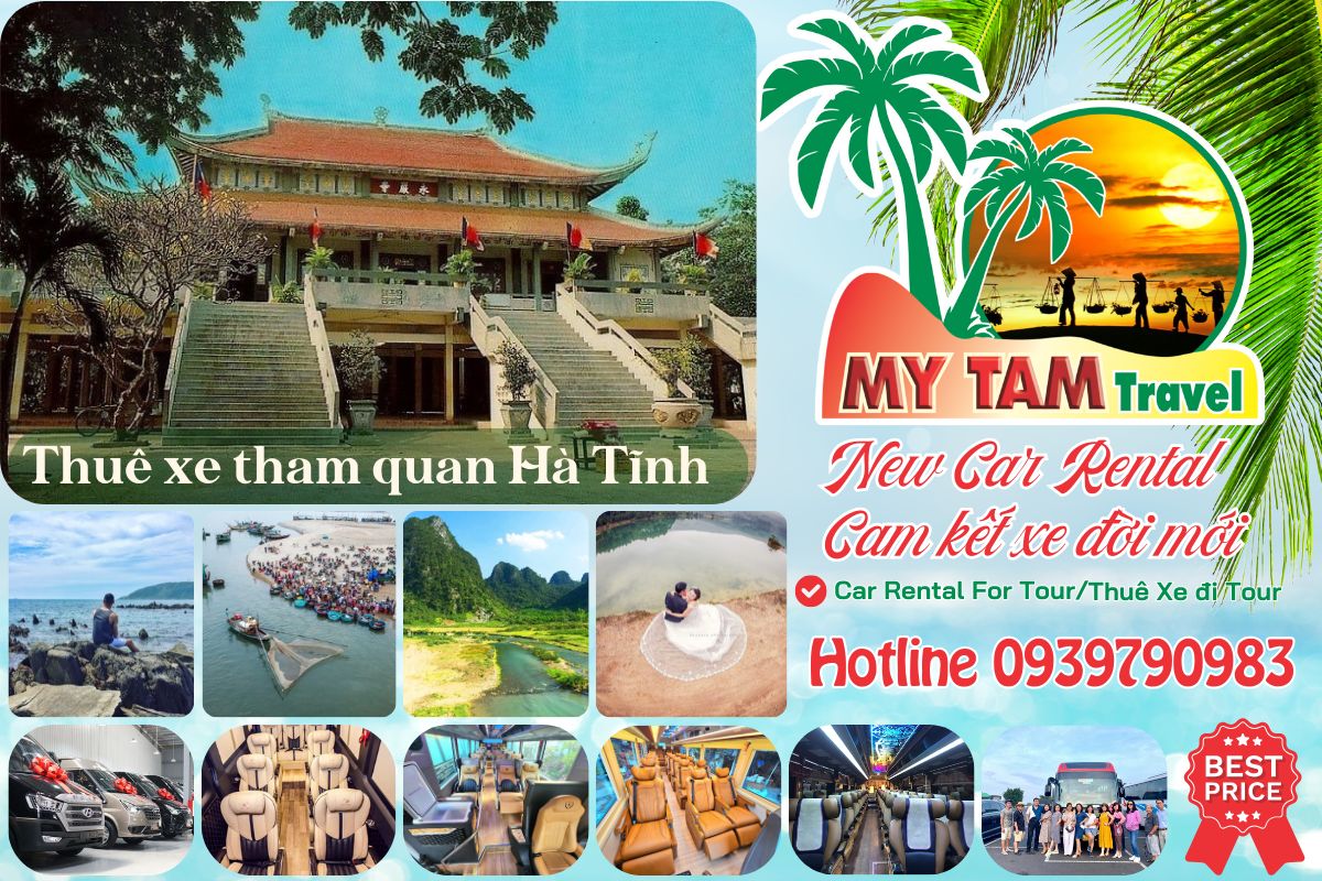 Thuê xe đi Hà Tĩnh 4-7-16-29-35-45c Limousine 9-11-15-18-28c