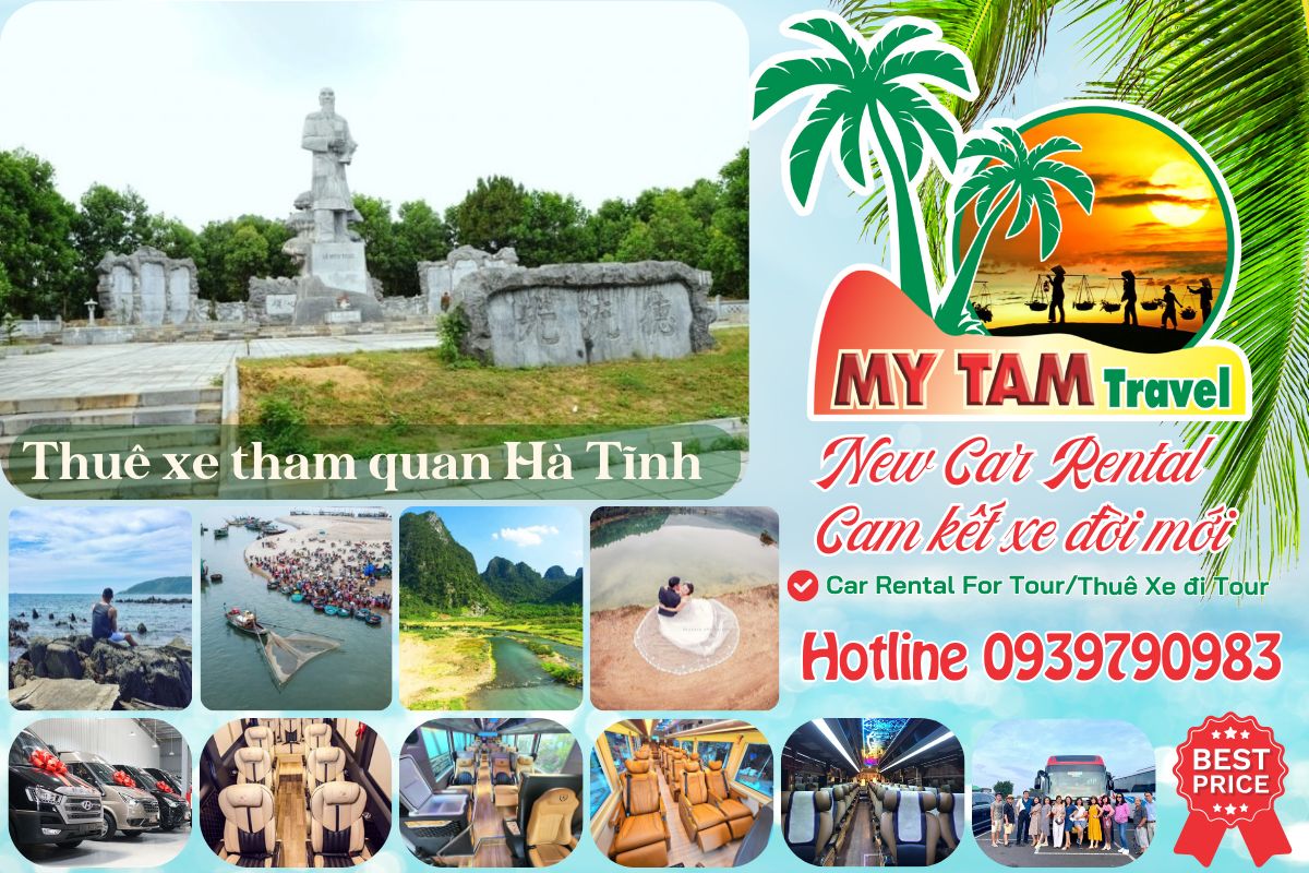 Thuê xe đi Hà Tĩnh 4-7-16-29-35-45c Limousine 9-11-15-18-28c