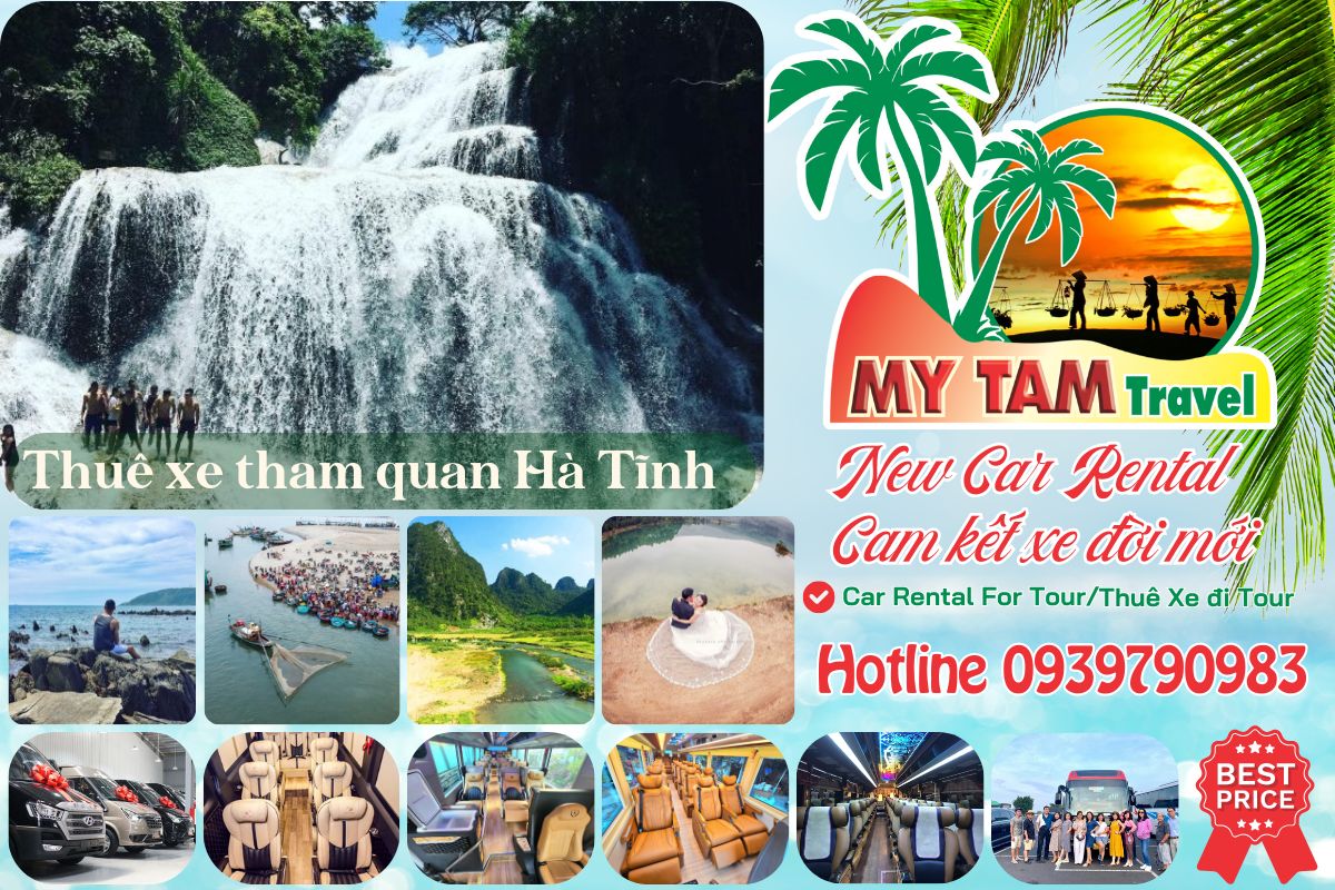 Thuê xe đi Hà Tĩnh 4-7-16-29-35-45c Limousine 9-11-15-18-28c