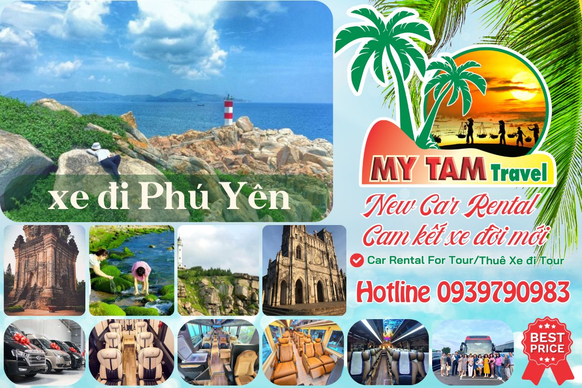 Thuê xe đi Phú Yên 4-7-16-29-35-45c Limousine 9-11-15-18-28c