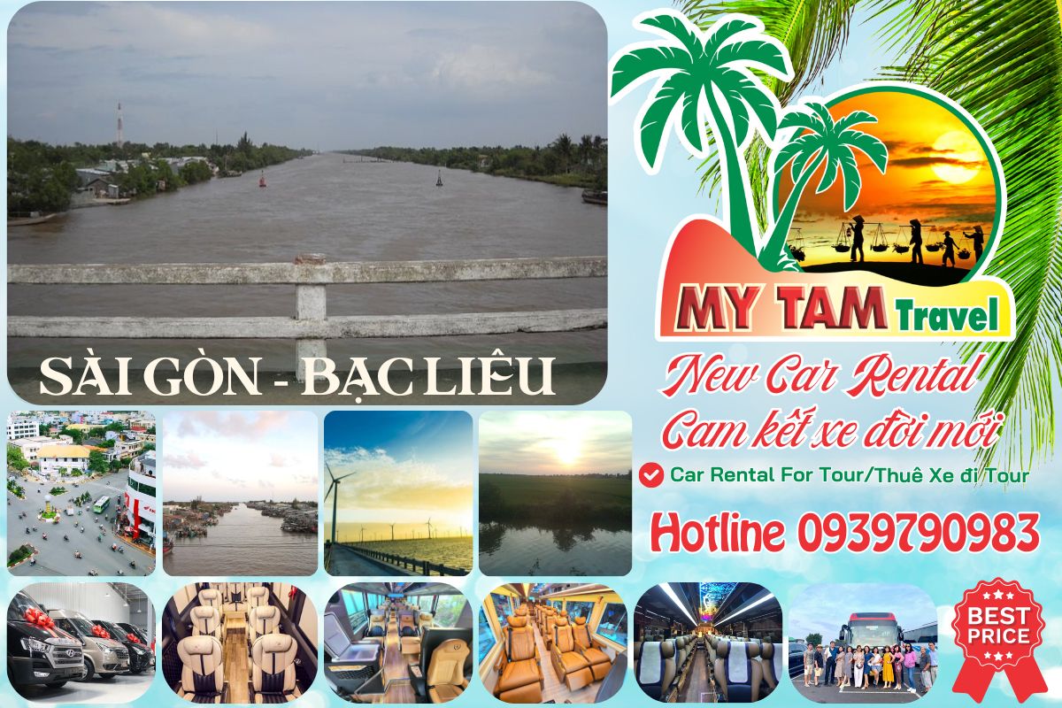 Thuê xe đi Bạc Liêu 4-7-16-29-35-45c Limousine 9-11-15-18-28c