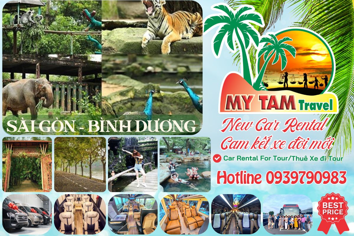 Thuê xe đi Bình Dương 1 Ngày
