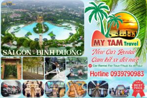 Car Rental to Binh Duong 1 Day 4-7-16-29-35-45c Limousine 9-11-15s