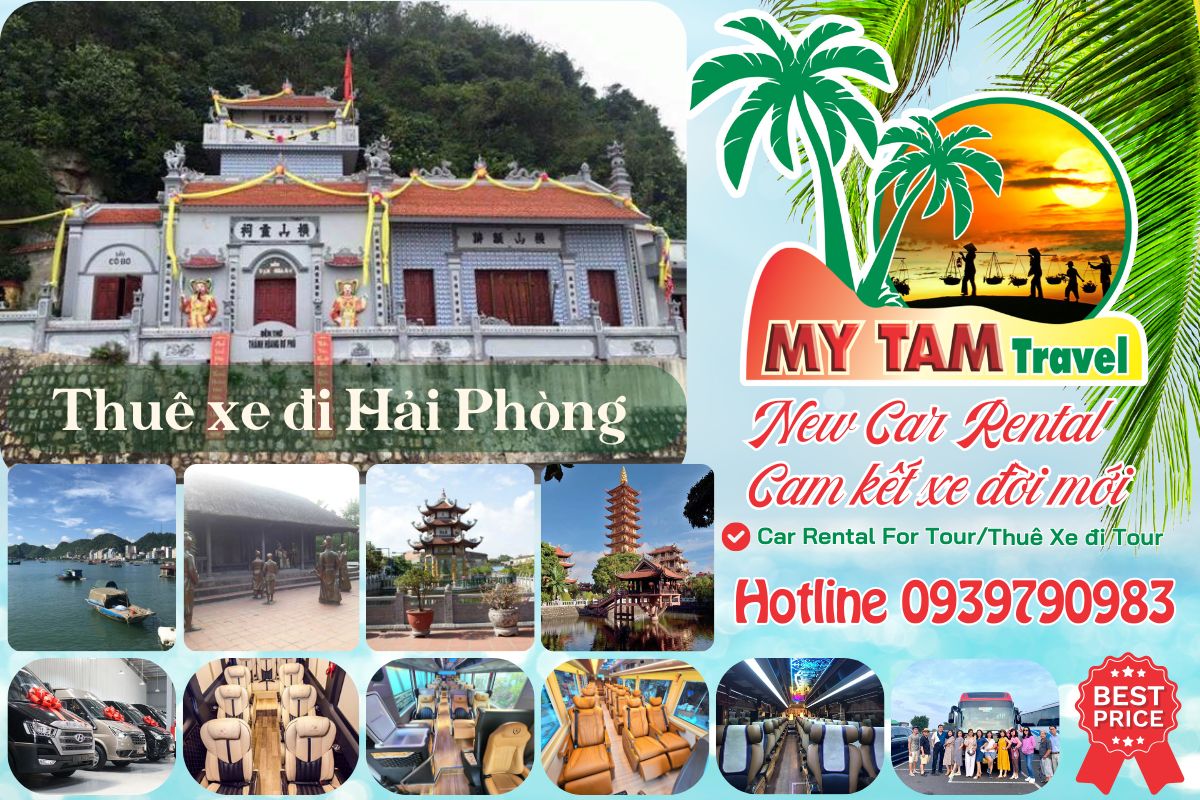 Thuê xe đi Hải Phòng 4-7-16-29-35-45c Limousine 9-11-15-18-28c