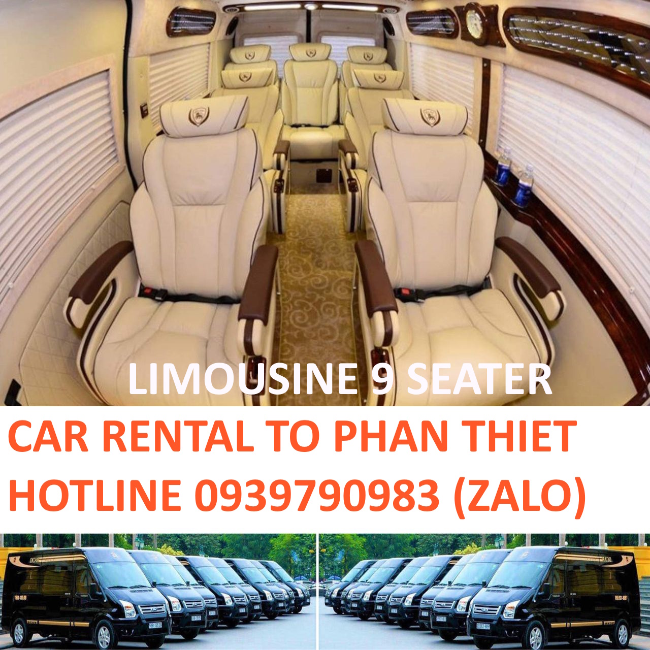 9 Seater Limousine Rental to Phan Thiet
