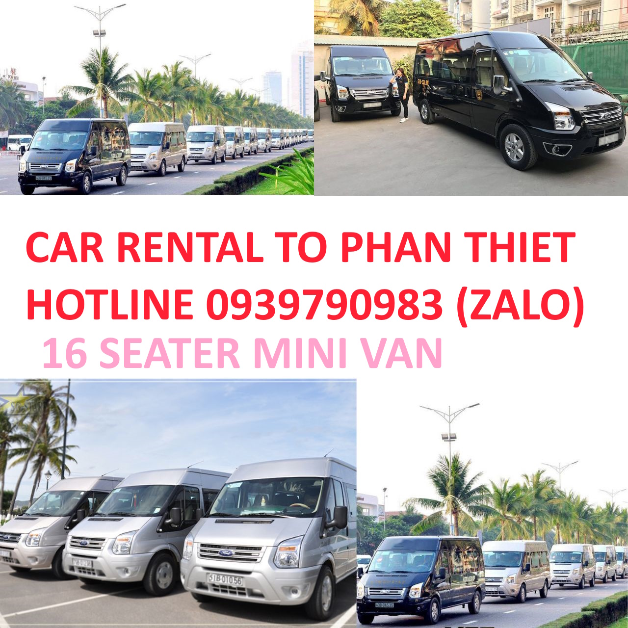 16 seater car rental to Phan Thiet