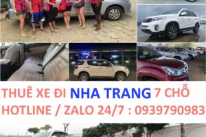 Thuê xe 7 chỗ đi Nha Trang – Giải pháp cho gia đình, nhóm nhỏ