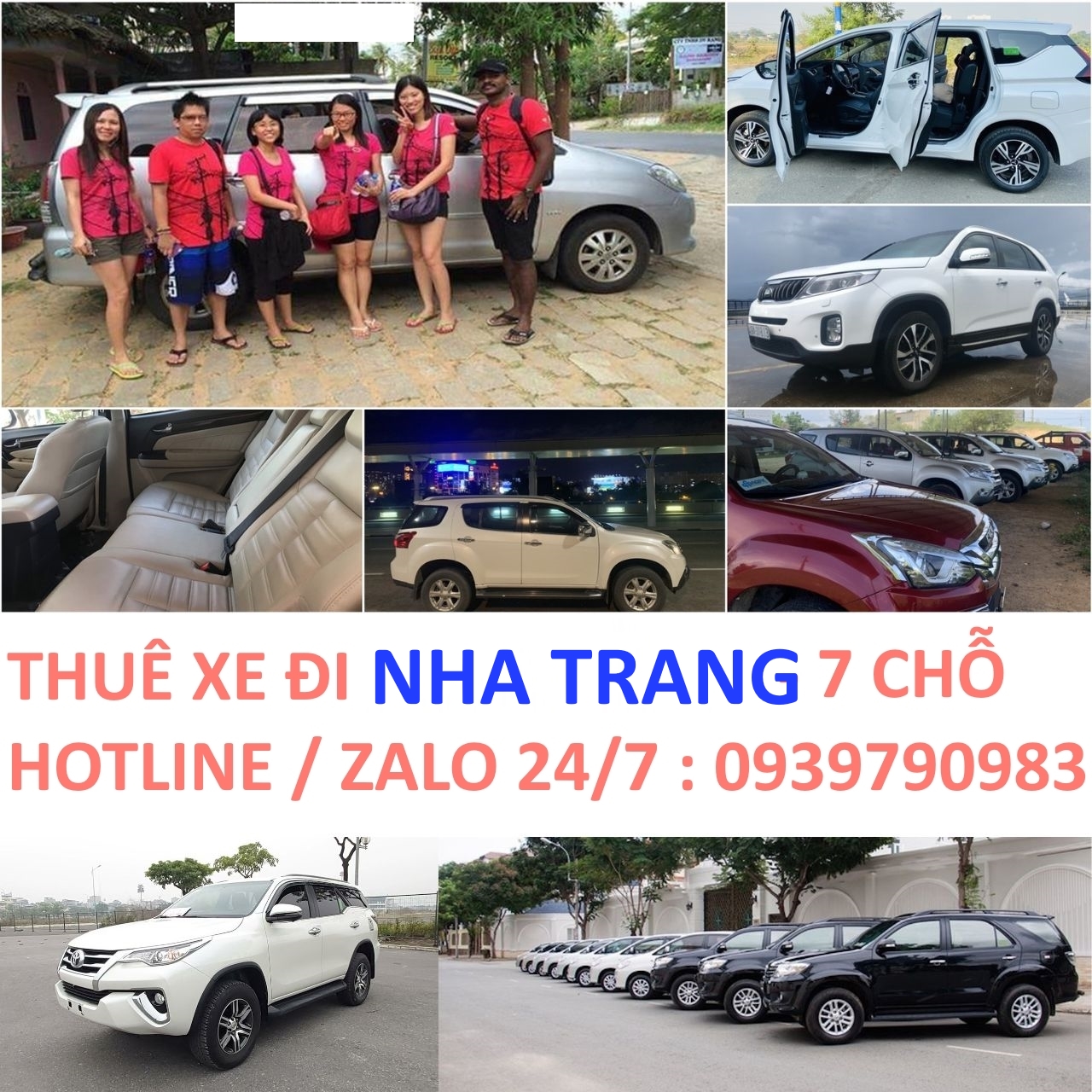 Thuê xe 7 chỗ đi Nha Trang